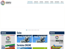 Tablet Screenshot of cespu.com.ar